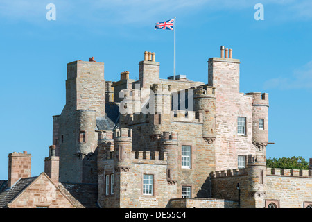 Château de Mey, anciennement Barrogill château, ancienne résidence de la Reine Mère, Caithness, Ecosse, Royaume-Uni, Europe Banque D'Images