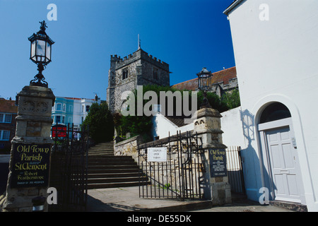 Église St Clements, vieille ville de Hastings, East Sussex, UK Banque D'Images