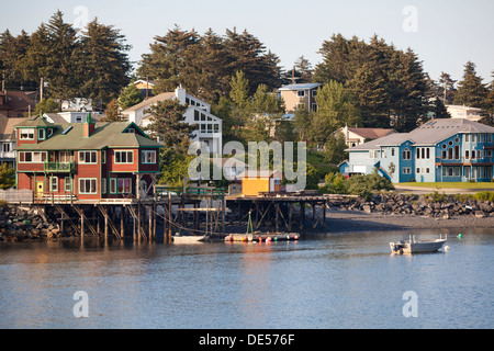 Ville de Kodiak, l'île Kodiak, Alaska, États-Unis d'Amérique Banque D'Images