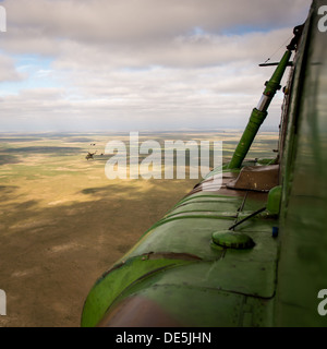 L'atterrissage de Soyouz 36 expédition Prep (201309100003HQ) Banque D'Images