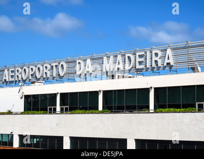 Aéroport de Madère Banque D'Images