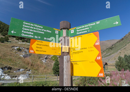 Vall de Nuria, Catalogne, Espagne Banque D'Images