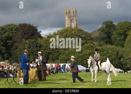 Widecombe Fair Widecombe dans le Moor Dartmoor Devon UK. Remise de prix à l'événement Pony Club. ANNÉES 2010 2013 ROYAUME-UNI HOMER SYKES Banque D'Images