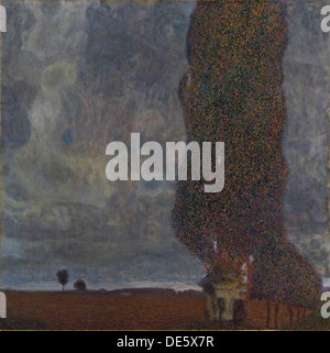 Approche d'orage (le grand peuplier II), 1903. Artiste : Klimt, Gustav (1862-1918) Banque D'Images
