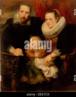 Portrait de famille, 1621. Artiste : Dyck, Sir Anthonis, van (1599-1641) Banque D'Images