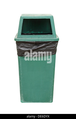 Corbeille sur fond blanc (avec chemin de détourage) Banque D'Images