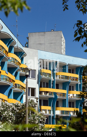 Wroclaw, Pologne, le développement de l'amitié ( Osiedle Przyjazn ) Banque D'Images