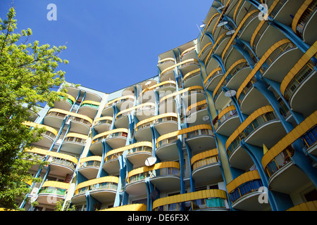 Wroclaw, Pologne, le développement de l'amitié ( Osiedle Przyjazn ) Banque D'Images