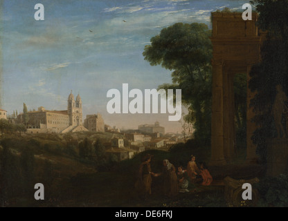 Vue de Rome, 1632. Artiste : Lorrain, Claude (1600-1682) Banque D'Images