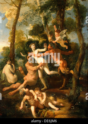 Pan et syrinx, 1637. Artiste : Poussin, Nicolas (1594-1665) Banque D'Images