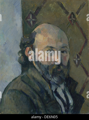 Self Portrait, ch. 1880. Artiste : Cézanne, Paul (1839-1906) Banque D'Images