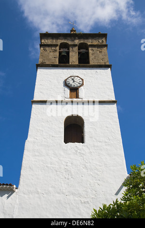 Clocher de l'église de San Marcos à Icod de los Vinos, Tenerife, Canaries. Banque D'Images