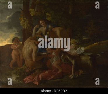 L'amour de Bacchus, ca. 1628-1629. Artiste : Poussin, Nicolas (1594-1665) Banque D'Images