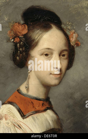 Portrait de la ballerine Marie Taglioni. Artiste : Ary Scheffer (1795-1858) Banque D'Images