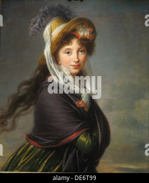 Portrait de la princesse Irina Ivanovna, née Vorontsova Izmaylova (1768-1848), ca 1797. Artiste : Marie Louise Elisabeth Vigée-Lebrun, (1755-1842) Banque D'Images