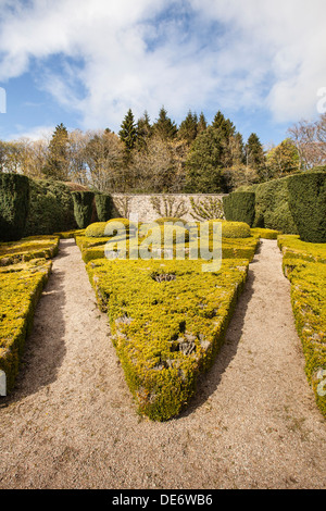 Le jardin clos à Pittodrie près de Monymusk dans l'Aberdeenshire, en Écosse. Banque D'Images