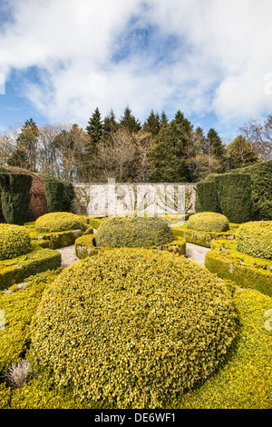 Le jardin clos à Pittodrie près de Monymusk dans l'Aberdeenshire, en Écosse. Banque D'Images