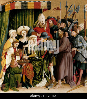 Le Christ devant Pilate. Les ailes de l'autel, 1437 Wangen im Allgäu. Artiste : Hans Multscher (ch. 1400-1467) Banque D'Images