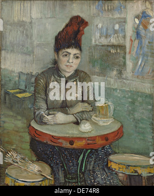 Dans le café. Agostina Segatori dans le tambourin, 1887-1888. Artiste : van Gogh, Vincent, (1853-1890) Banque D'Images