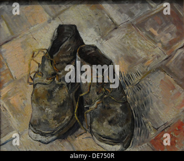 Chaussures, 1888. Artiste : van Gogh, Vincent, (1853-1890) Banque D'Images