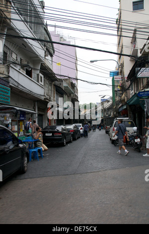 Chinatown Bangkok Tuktuks Banque D'Images