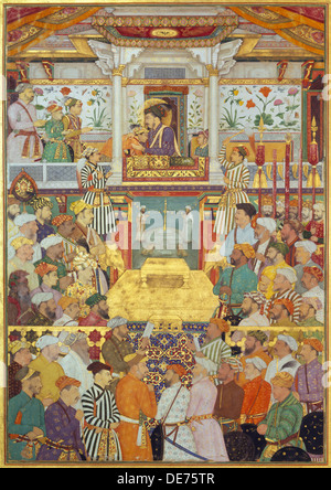 Shah-Jahan. (À partir de : Padshahnama, ou chronique du roi du monde), entre 1640 et 1650. Artiste : Bichitr ( ?-ca 1660) Banque D'Images