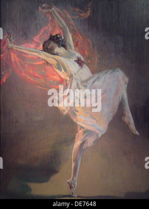 Ballerine Anna Pavlova (1881-1931), 1910. Artiste : Lavery, Sir John (1856-1941) Banque D'Images