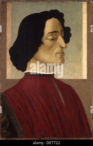 Portrait de Julien de Médicis (1453-1478), ca 1475. Artiste : Botticelli, Sandro (1445-1510) Banque D'Images