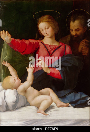 La Vierge de Loreto, c.1508. Artiste : Raphael (1483-1520) Banque D'Images