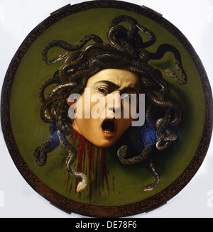 Medusa, 1596-1598. Artiste : Caravage, Michel-Ange () Julienne Latium Ligurie Lombardie Marches Molise Banque D'Images