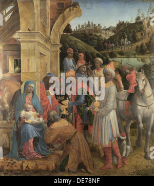 L'Adoration des Rois, ch. 1500. Artiste : Foppa, Vincenzo (actif 1456-1516) Banque D'Images