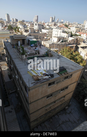 Portrait de toits, Tel Aviv, Israël Banque D'Images
