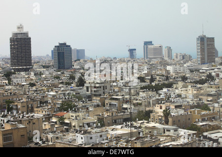 Portrait de toits, Tel Aviv, Israël Banque D'Images