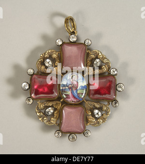 Insigne de l'Ordre de Saint Anna avec diamants, fin du 18e 100.. Artiste : ordres, décorations et médailles. Banque D'Images