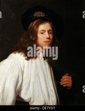 Auto-portrait, 17ème siècle. Banque D'Images