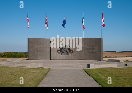 Australian Corps Memorial Park à Le Hamel, Somme, France Banque D'Images