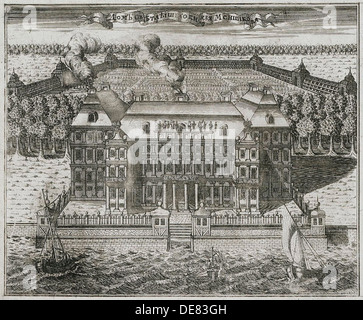 L'hôtel particulier du prince Alexandre Menchikov, 1717 MenshikovAlexander Danilovich. Banque D'Images