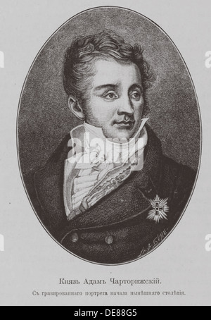 Le prince Adam Jerzy Czartoryski (1770-1861). Artiste : Anonyme Banque D'Images