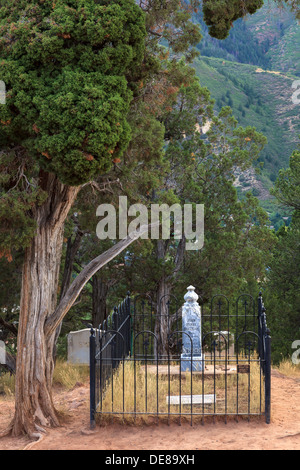 La tombe de John Henry Holliday, alias Doc Holliday, le gunfighter et ami de Wyatt Earp Banque D'Images