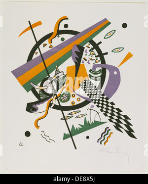 Petits Mondes IV, 1922. Artiste : Kandinsky, Vassily Vassilievitch (1866-1944) Banque D'Images