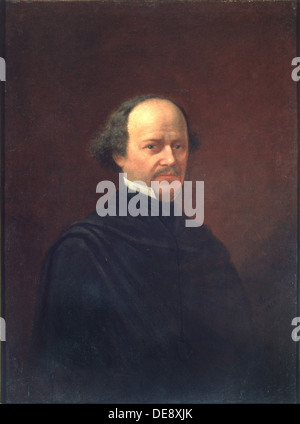 Portrait du compositeur Alexander Dargomyzhsky (1813-1869), 1869. Artiste : Volkov, Adrian Markovich (1827-1873) Banque D'Images