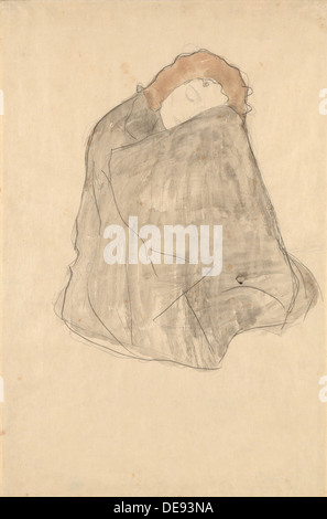 Femme assise, 1908-1909. Artiste : Klimt, Gustav (1862-1918) Banque D'Images