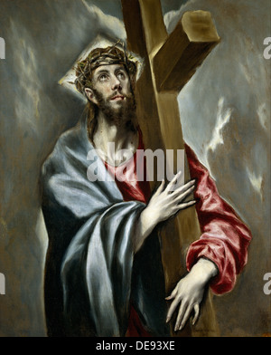 Le Christ portant la croix, ca 1602. Artiste : El Greco, Dominico (1541-1614) Banque D'Images