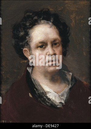 Autoportrait, 1815. Artiste : Goya, Francisco de (1746-1828) Banque D'Images