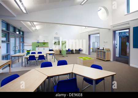 Classe de l'école infantile inoccupé Banque D'Images