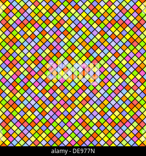 Carreaux multicolores Banque D'Images
