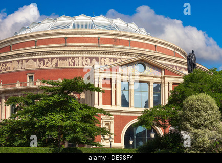 Le Royal Albert Hall, London, UK, vue arrière du Prince Consort Road, Banque D'Images