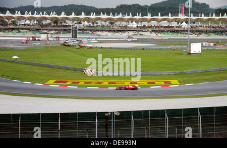 Fernando Alonso Ferrari Sepang 2012 Banque D'Images