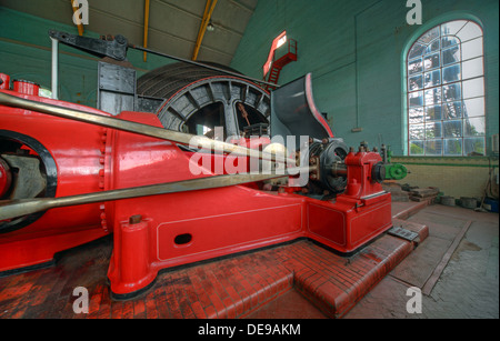 Astley Green Pit Rouge Aucun Bobinage moteur pignon1 Banque D'Images