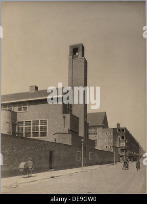 Scholencomplex | bâtiment scolaire Amsterdam Banque D'Images